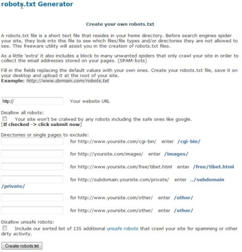 10-robots-txt-generator