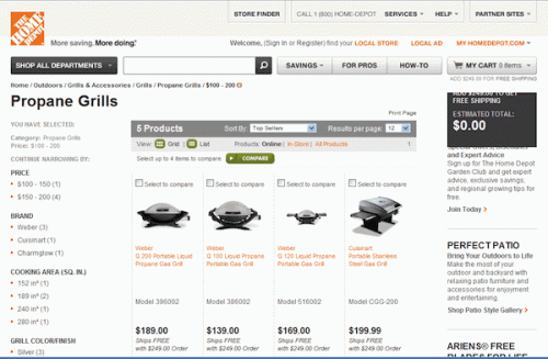 home-depot-faceted-navigation